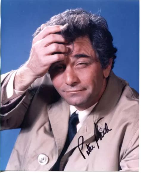 PETER FALK AUTOGRAPH Actor Columbo The Twilight Zone Murder Inc Signed Photo $149.99 - PicClick