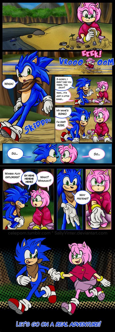 Before the Boom: Meet Cute | Sonic and amy, Sonic fan characters, Sonic