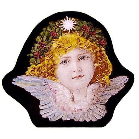 Engel gebrandschilderd glas mooi kerst kado voor haar en hem deze victoriaanse cherubijn is ...