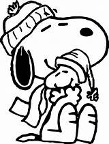 Printable Snoopy Coloring sketch template