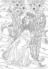 Angel – Favoreads Coloring Club sketch template