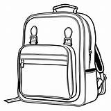 Classic School bag coloring Page Lulu Pages sketch template