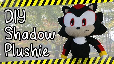 How to make Shadow the Hedgehog plush toy? DIY Shadow plushie tutorial ...