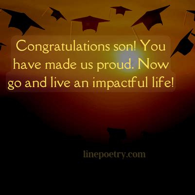 60+ Graduation Wishes & Messages To Son - Linepoetry