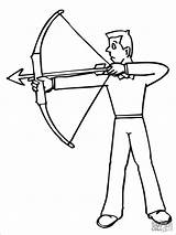 Archery Coloring Page For Kids  ColoringBay Home sketch template