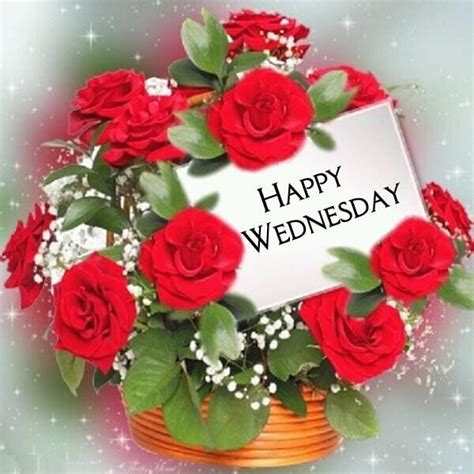 Red Bouquet Happy Wednesday Image Pictures, Photos, and Images for Facebook, Tumblr, Pinterest ...