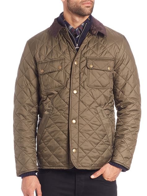 Lyst - Barbour Tinford Quilted Jacket in Green for Men