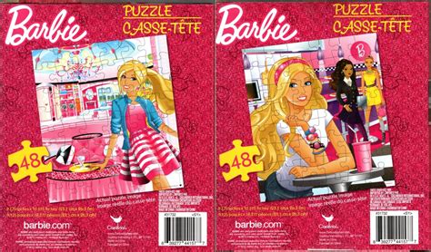 Barbie - 48 Pieces Jigsaw Puzzle v1 (Set of 2)