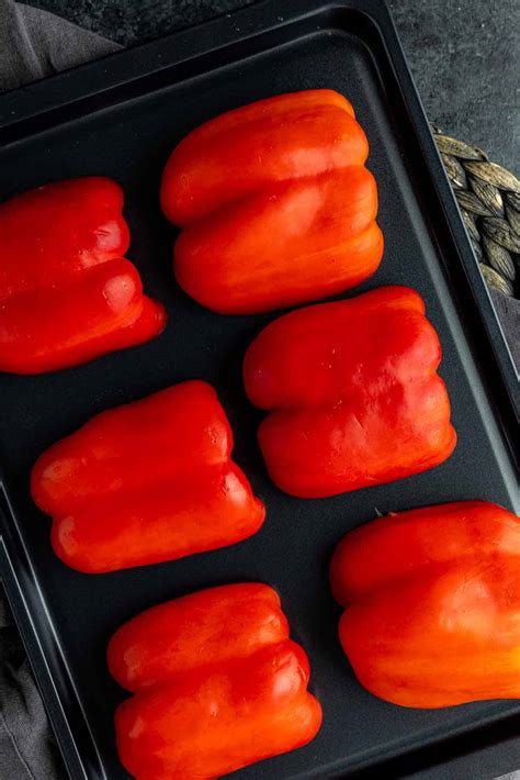 How to Roast Peppers in the Oven - Home. Made. Interest.