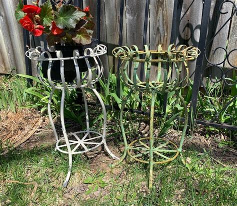 Heavy Wrought Iron Plant Stands - Plant Ideas