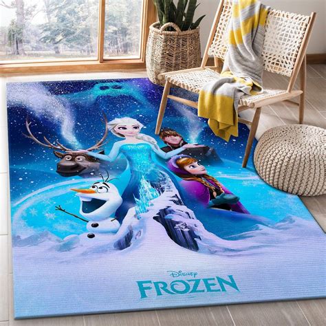 Frozen Elsa And Anna Area Rugs Living Room Carpet Christmas Gift Floor Decor The Us Decor ...