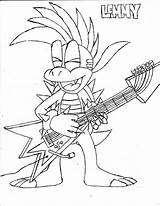 Coloring Pages Lemmy Koopalings Koopa Mario Iggy Koopaling Super  sketch template