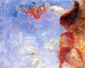 The Departure by Odilon Redon | Oil Painting | odilon-redon.org