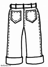 Blue Jeans Coloring Page sketch template