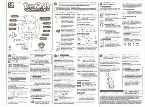 Tamagotchi Instructions - Tamagotchi Time