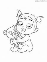 Vampirina coloring Pages  Print And Colorcom sketch template