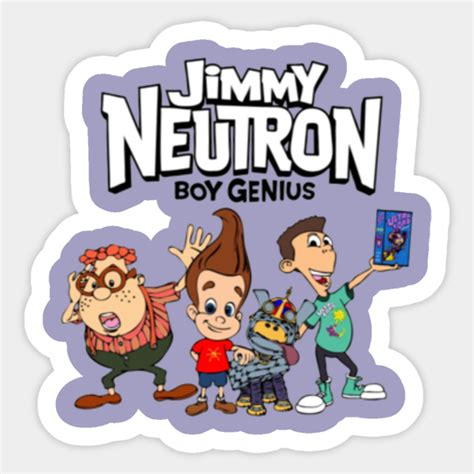 Sheens Ultra Lord - Jimmy Neutron Fiction Science Cartoon - Sticker | TeePublic