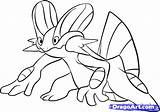 Mega Swampert Coloring Pages At GetColoringscom  Free Printable sketch template
