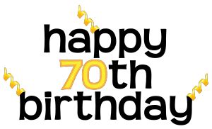 Happy 70th Birthday Clip Art - ClipArt Best