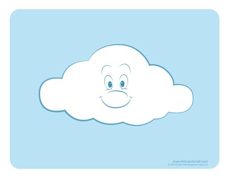 Weather for Kids | Free Cloud Templates and Weather Coloring Pages