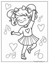 Dancing Coloring Pages Printable  Vrogueco sketch template