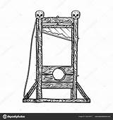 Guillotine Coloring Pages sketch template