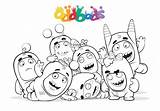 Oddbods coloring pages  Free For Kids sketch template