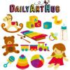 Baby Toys Clip Art Set – Daily Art Hub – Free Clip Art Everyday