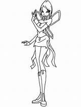 Winx Club Nebula sketch template
