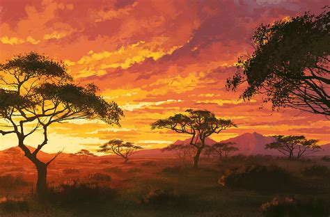 savanna by AnekaShu on DeviantArt