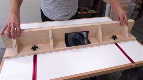 DIY Router Table and Fence Build | Router table, Diy router table ...