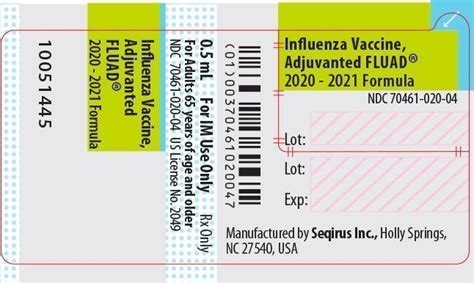 Fluad: Package Insert / Prescribing Information - Drugs.com