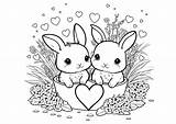 Fun And Adorable Coloring Pages For Bunny Rabbits sketch template