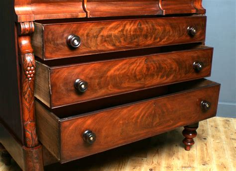 Large Scottish Antique Victorian Mahogany Ogee Scotch Chest Of Seven Drawers – Witches Kist