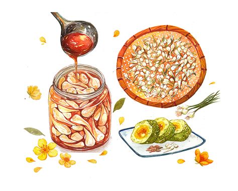 Watercolor Food Illustrations on Behance