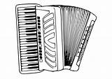 Accordion Drawing Pages Coloring Template Clipartmag Results Sketch  sketch template