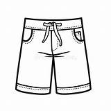 Coloring Page Of Shorts Pages sketch template