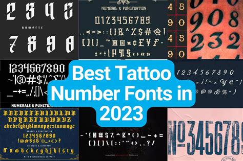 Update 77+ tattoo numbers fonts latest - in.coedo.com.vn