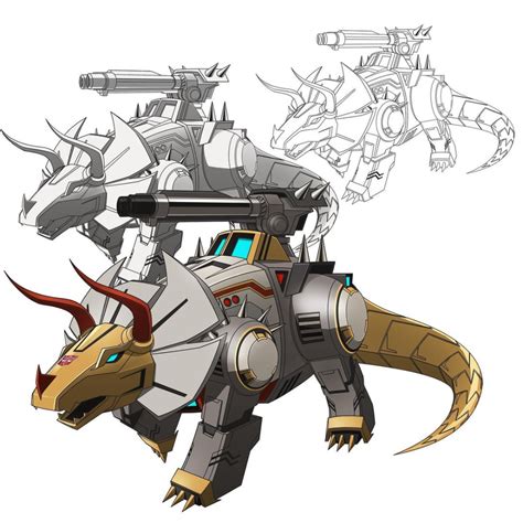 Transformers Cyberverse Slug (Dino Mode) Concept Art By Eric Siebenaler ...