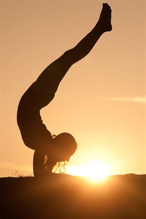 "Yoga Poses at Sunset 6" Posters by JonWHowson | Redbubble