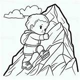 Mountain Climber Coloring Pages sketch template