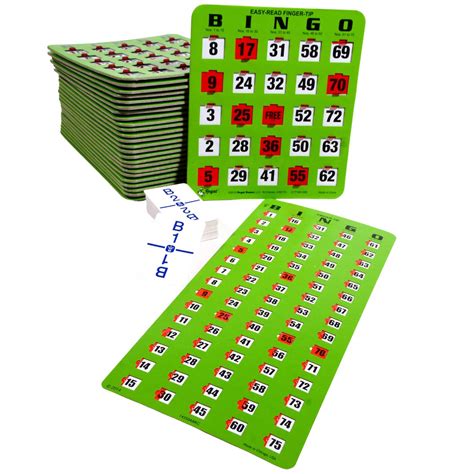 Buy Regal Games - Easy Read Finger-Tip Shutter Slide Card Bingo Set ...