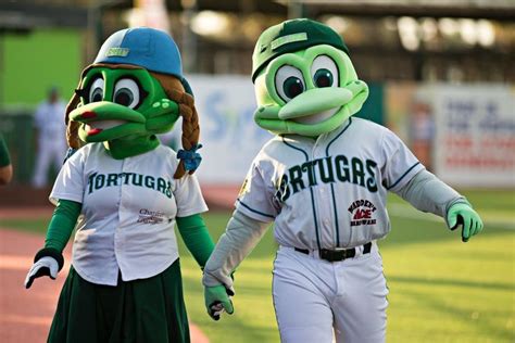 Daytona Tortugas Mascots Shelldon and Shelly | Mascot, Daytona ...