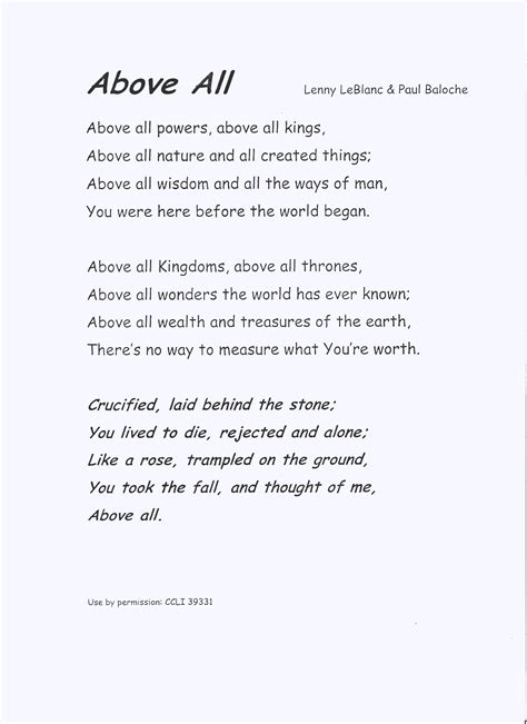 Above All (Lyrics 1 Of 1) gif by rawdnee | Photobucket