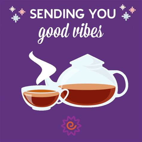 Sending Good Vibes Teacup Design Art GIF | GIFDB.com