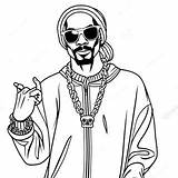 Snoop Dogg In A Funky Outfit Coloring Page  Pagescom sketch template