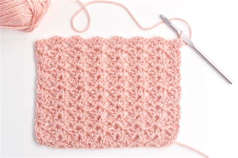 How to Crochet V-Stitch Shell Pattern