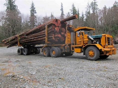 PACIFIC P16 LOGGING TRUCK 1973 | Trucks, Heavy duty trucks, Big trucks