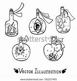 Potion Bottle Coloring Pages sketch template