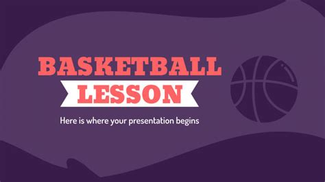 Basketball Lesson Google Slides theme & PowerPoint template